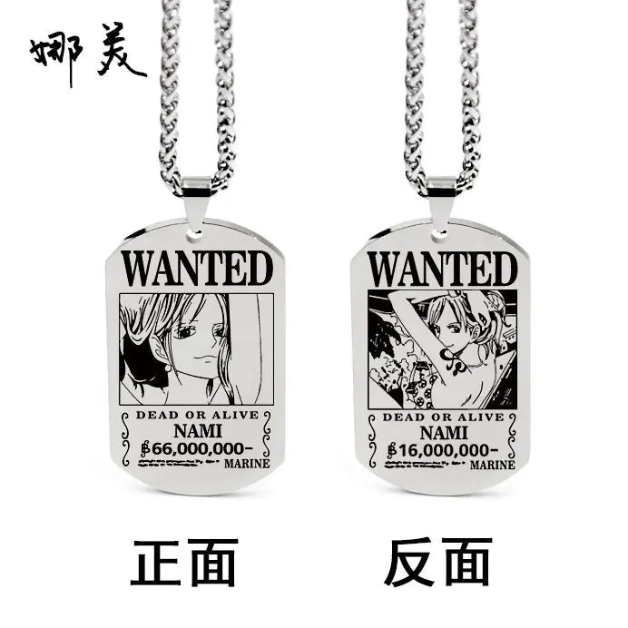 Collar con colgante inspirado en One Piece con llavero