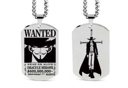 Collar con colgante inspirado en One Piece con llavero