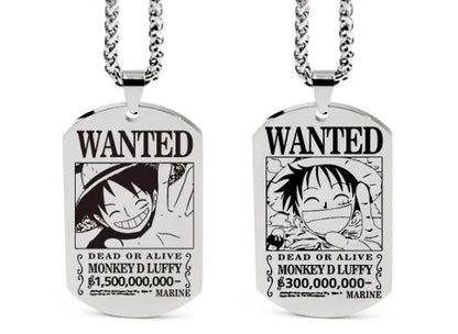 Collar con colgante inspirado en One Piece con llavero